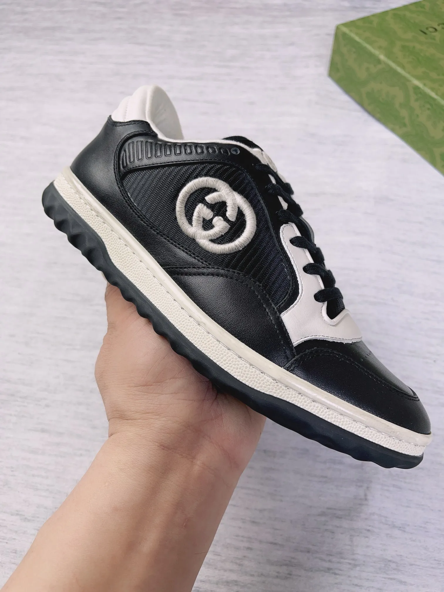 👟👟Ex-factory price 600👟👟 👑The top version of Gucci's latest popular MAC80 sneakers on the market, women's 35-40, men's 39-45 👏👏👏Welcome all bosses to compare and provide guidance...